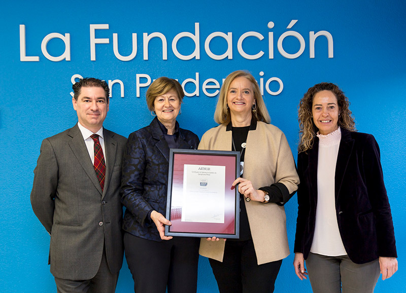 Certificación Compliance de Aenor a La Fundación San Prudencio siendo 1ª certificación Compliance en Euskadi