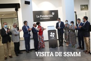 visita de los Reyes a La Fundación San Prudencio