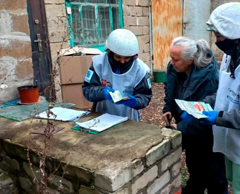 Nominativa con Ucrania y Caritas